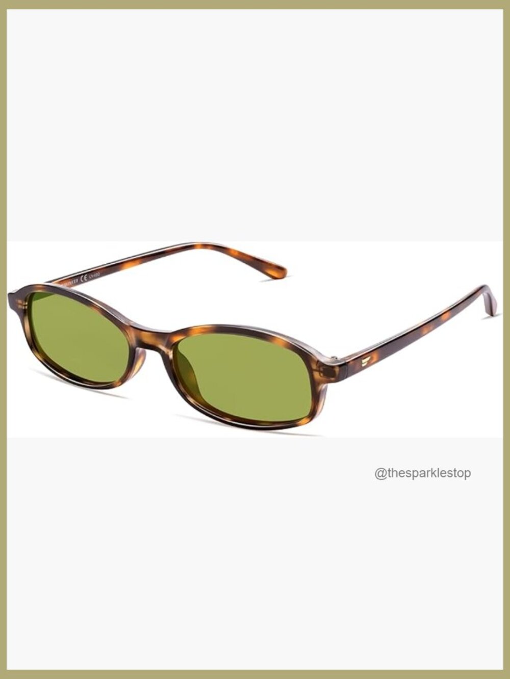 Retro Polarized Rectangle Sunglasses, Thin Frame, 90s Vintage Style